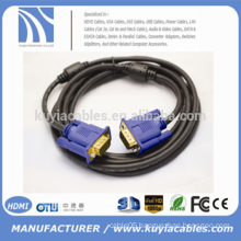 hot selling 15pin 3+6 VGA to VGA Cable male to male